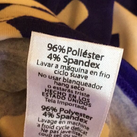 NWT LULAROE Julia dress in XS in royal blue & white - Picture 13 of 13